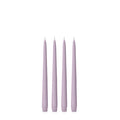 Lilac 25cm Taper Candles Pack of 4