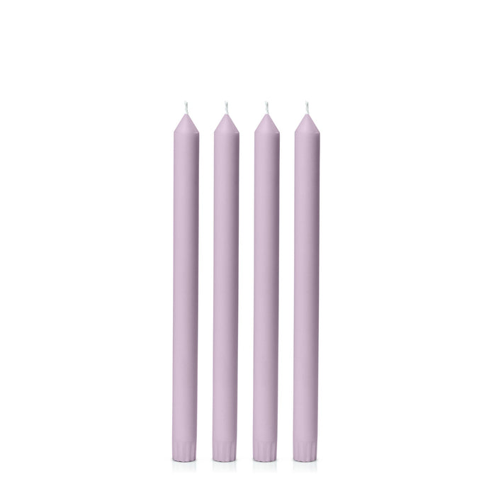Lilac 30cm Dinner Candles - Pack of 96