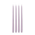 Lilac 35cm Taper Candles Pack of 4