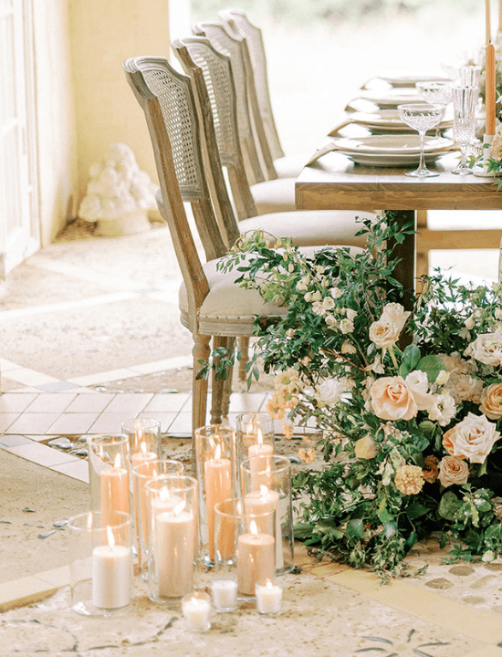 Lilac 5cm Pillar in 8cm Glass, Sm - Set of 6