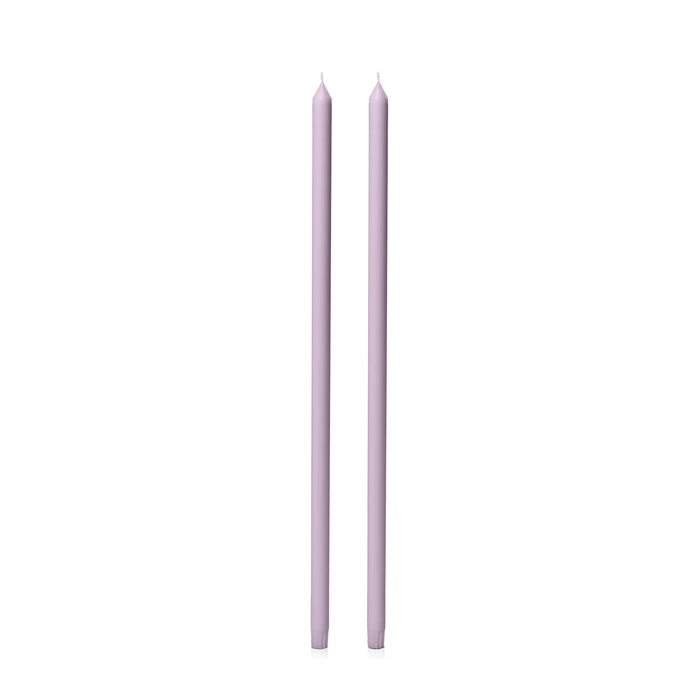 Lilac 60cm Dinner Candles Pack of 2