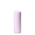 Lilac 7cm x 20cm Pillar Pack of 1
