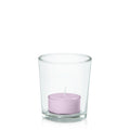 Lilac Tealight in Glass Votive Pack Pack of 24