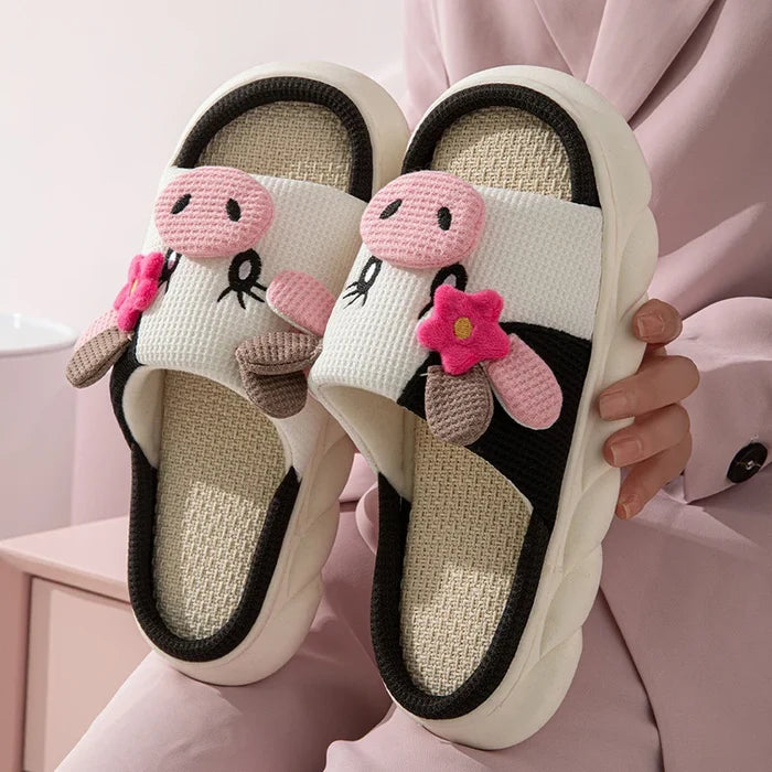 Lovely Cow Indoor House Slippers