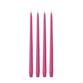 Magenta 35cm Taper Candles Pack of 4
