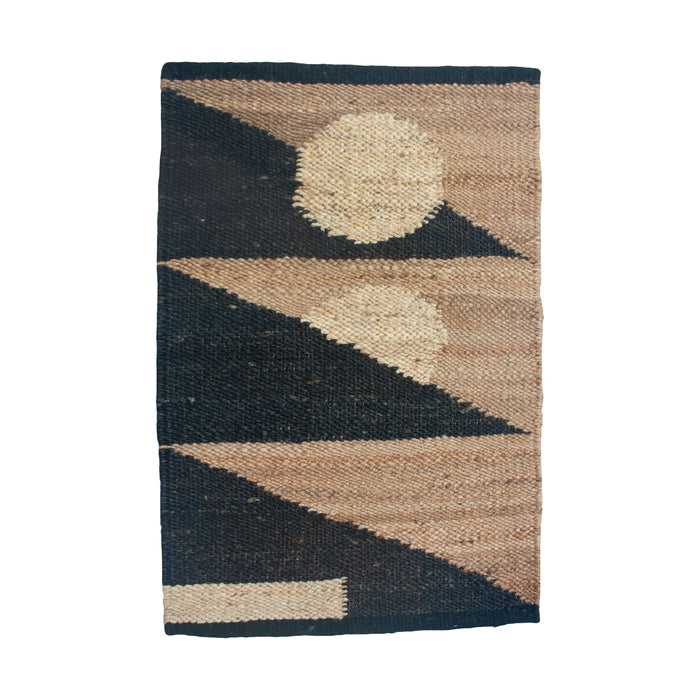 Rugs by Roo | Leah Singh Margeaux Triangles Jute Rug-H17MAR07