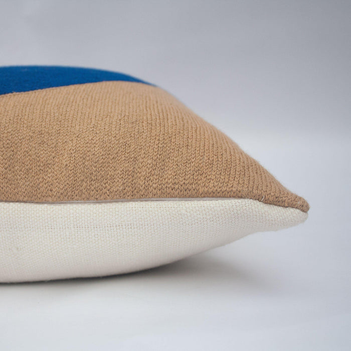 Rugs by Roo | Leah Singh Marianne Circle Pillow - Blue-H17MAE08