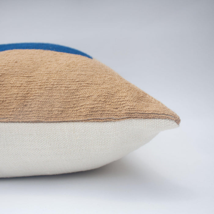 Rugs by Roo | Leah Singh Marianne Square Pillow - Blue-H17MAE10