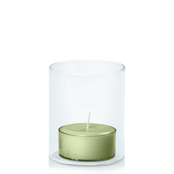 Matcha Tealight in 5.8cm x 7cm Glass - Set of 96
