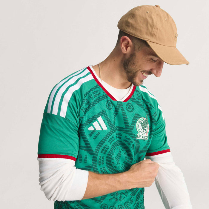 adidas Mexico 26 Authentic Home Jersey | Bold Green | Men's