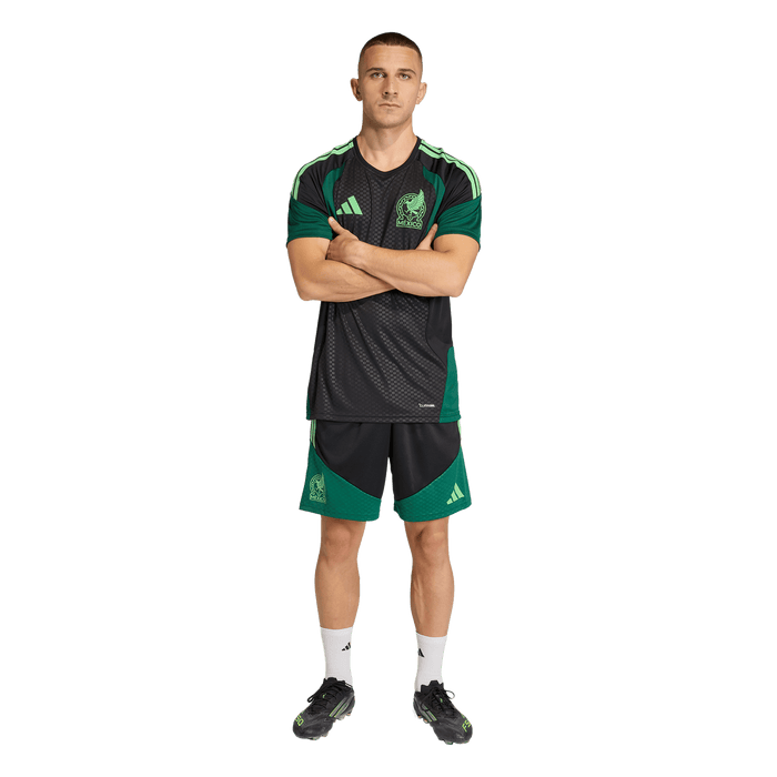 adidas Mexico 26 Tiro Training Shorts | Black / Green | Men's