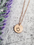 Middle Finger Necklace - 14K Gold