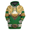 Mighty Morphin Green Power Rangers - Cosplay Tshirt Hoodies Sweatshirt - Apparel