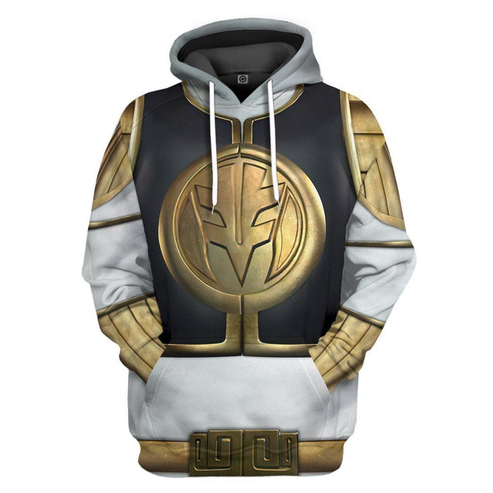 Mighty Morphin White Power Rangers - Cosplay Tshirt Hoodies Sweatshirt - Apparel