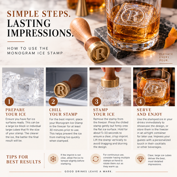 Monogram Ice Stamp