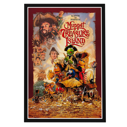 "Muppet Treasure Island" (1996) Framed Movie Poster
