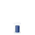 Navy 5cm x 7.5cm Pillar in 8cm x 10cm Glass Pack of 1