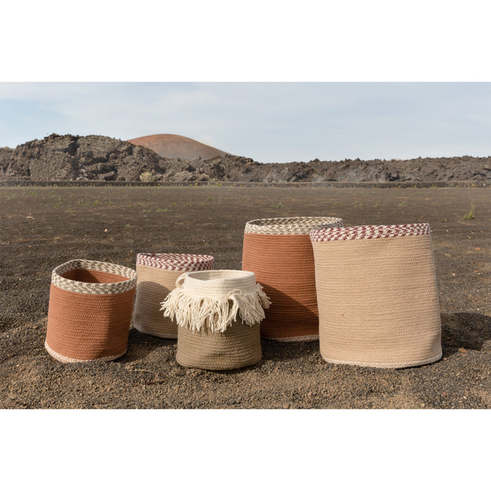 Nomad Susa Terracotta Basket - Rugs by Roo