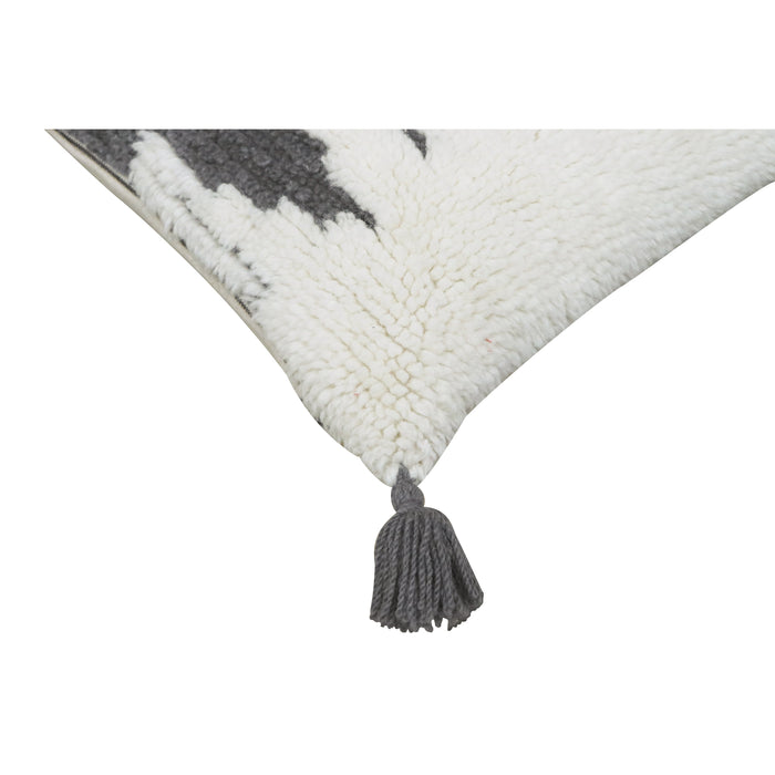 Nomad Zagros Natural-Grey Cushion - Rugs by Roo