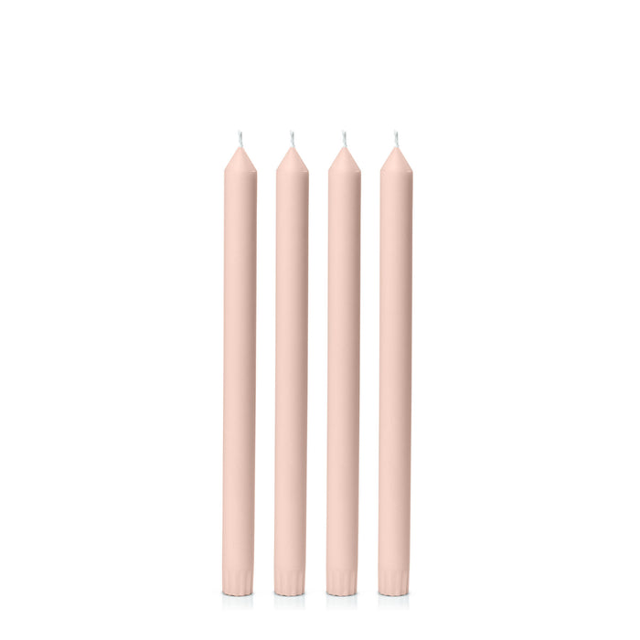 Nude 30cm Dinner Candles Pack of 4