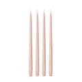 Nude 35cm Taper Candles Pack of 4