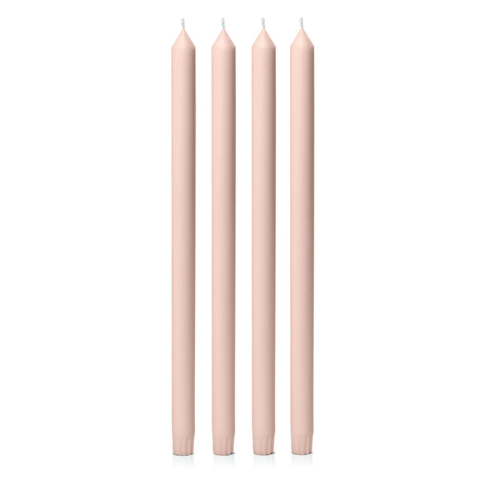 Nude 40cm Dinner Candles Pack of 4