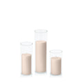 Nude 5cm Pillar in 5.8cm Glass Set - Med Pack of 1