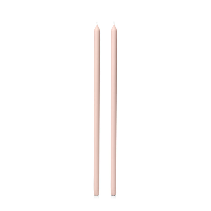 Nude 60cm Dinner Candles Pack of 2