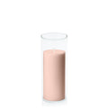 Nude 7cm x 15cm Pillar in 8cm x 20cm Glass Pack of 1