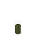 Olive 5cm x 7.5cm Pillar in 5.8cm x 12cm Glass Pack of 1