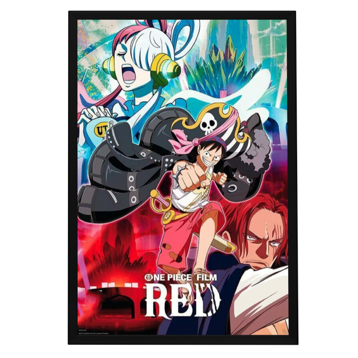 "One Piece Film: Red" Framed Movie Poster