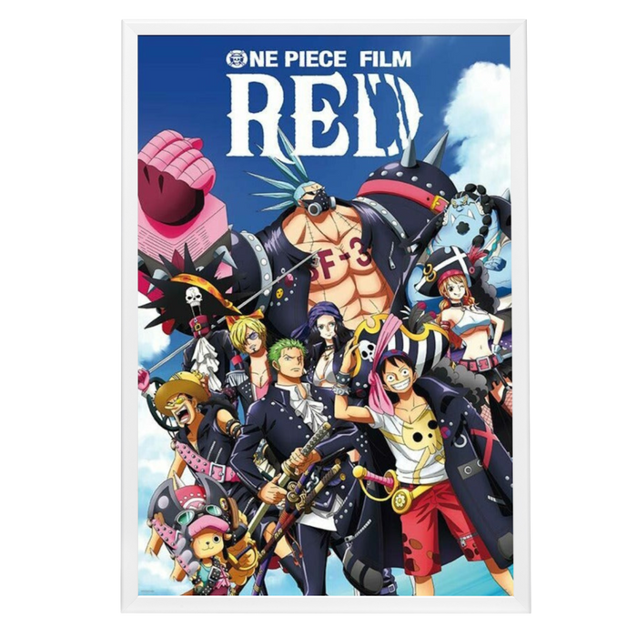 "One Piece Film: Red" Framed Movie Poster