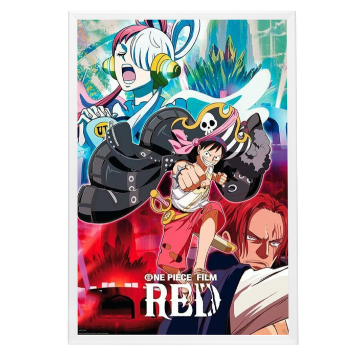 "One Piece Film: Red" Framed Movie Poster