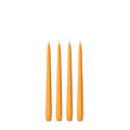 Orange 25cm Taper Candles Pack of 4