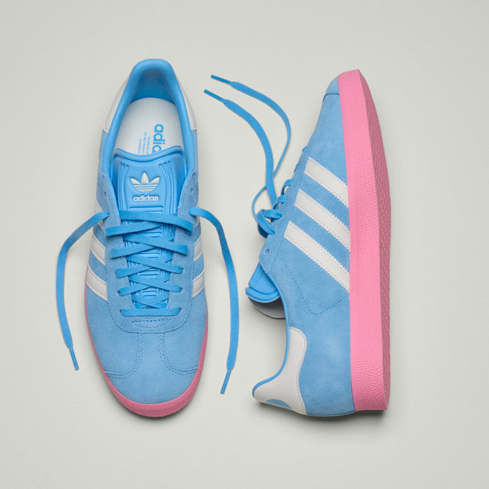 adidas Originals Gazelle Inter Miami CF Shoes | Semi Blue Burst / White Tint / Bliss Pink | Men's