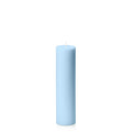 Pastel Blue 5cm x 20cm Slim Pillar Pack of 1