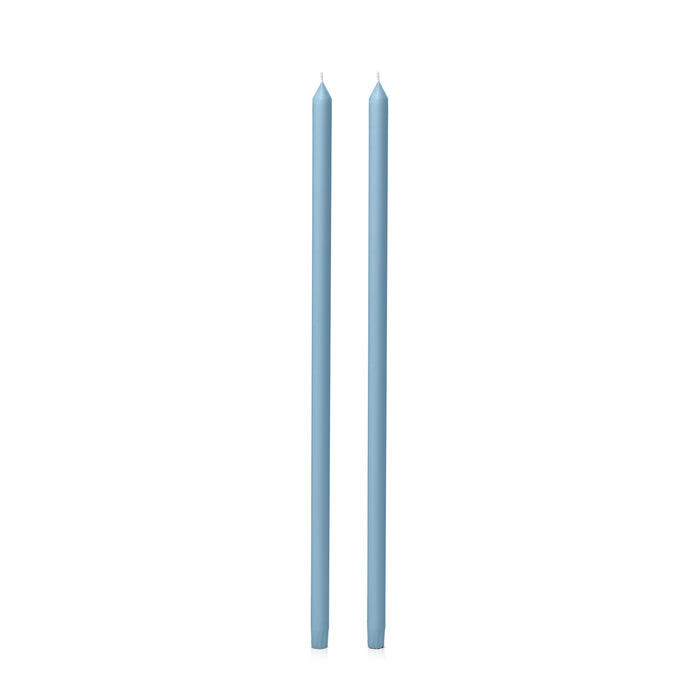 Pastel Blue 60cm Dinner Candles Pack of 2