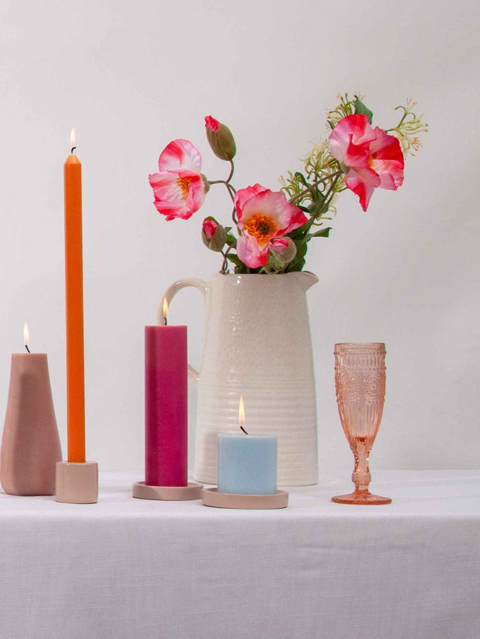Pastel Blue 7cm x 7cm Pillar Pack of 1