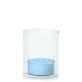 Pastel Blue Tealight in 5.8cm x 7cm Glass - Set of 96