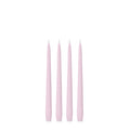 Pastel Pink 25cm Taper Candles Pack of 4