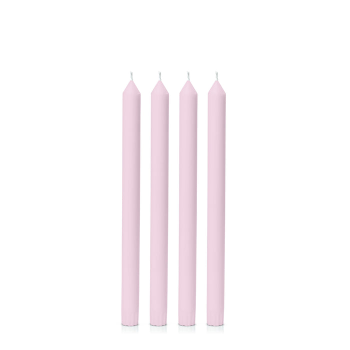 Pastel Pink 30cm Dinner Candles Pack of 4