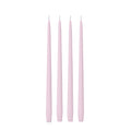 Pastel Pink 35cm Taper Candles Pack of 4