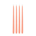 Peach 35cm Taper Candles Pack of 4