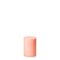 Peach 7cm x 10cm Pillar Pack of 1
