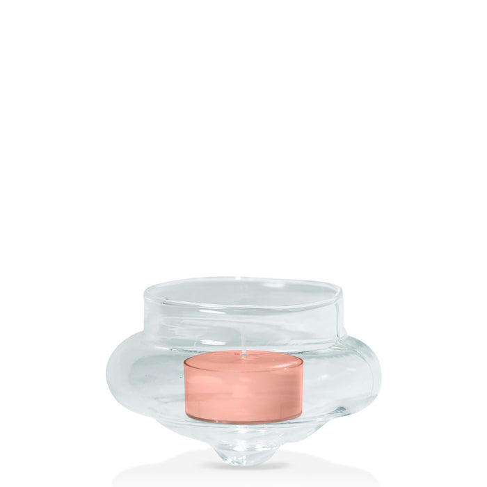Peach Tealight in Floating Holder Pack Pack of 24