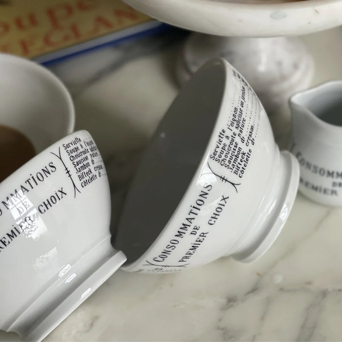Pillivuyt Brasserie Cafe Au Lait Bowl - La Petite Maison