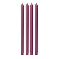 Plum 40cm Dinner Candles Pack of 4