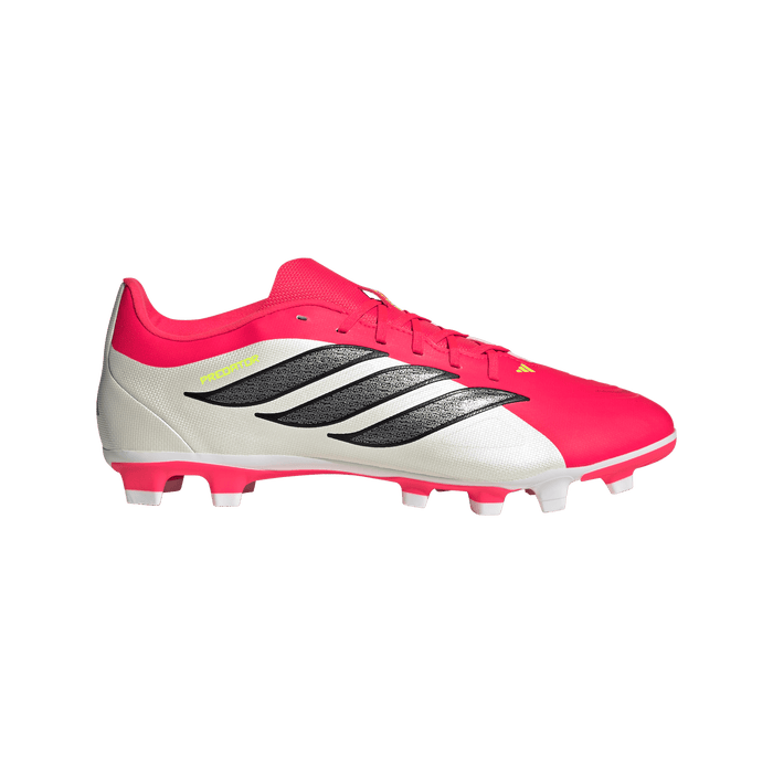 adidas PREDATOR CLUB Firm Ground/Multi Ground Soccer Cleats | Lucid Red / Core Black / Cloud White | Men's