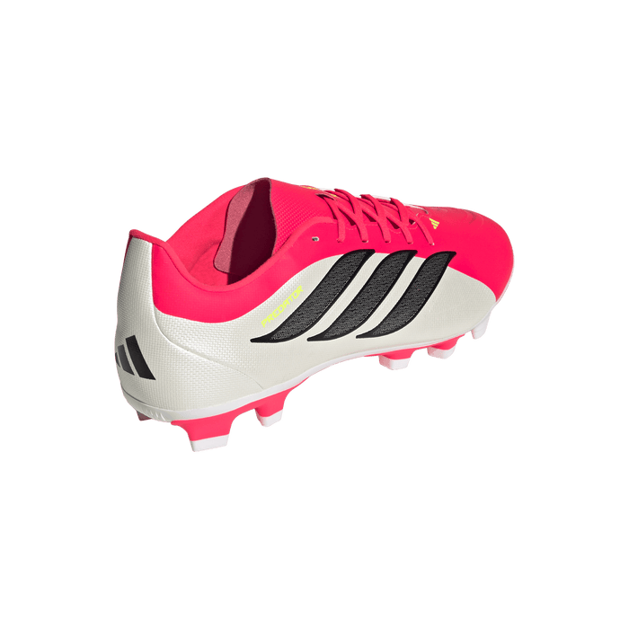 adidas PREDATOR CLUB Firm Ground/Multi Ground Soccer Cleats | Lucid Red / Core Black / Cloud White | Men's
