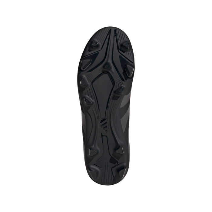 adidas Predator Club Firm/Multi-Ground Soccer Cleats | Core Black / Grey Four / Lucid Red | Kid's